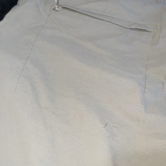 George Men’s Synthetic Flat Front Tan Shorts - Picture 4 of 8